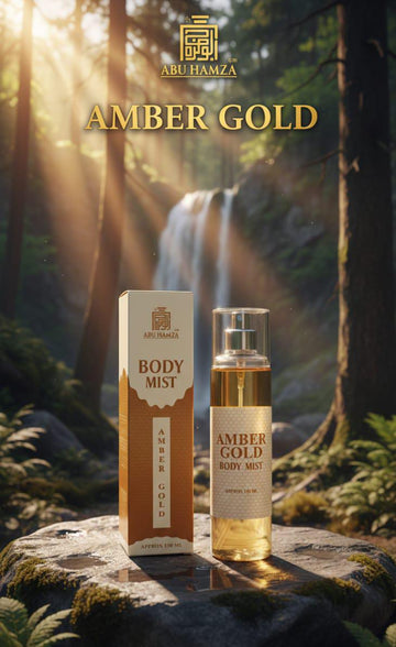 Abu Hamza Amber Gold  Body Mist – Fresh, Vibrant & Luxuriously Intoxicating