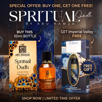 Spiritual Oudh 50ml Eau De Parfum + FREE Imperial Valley Perfume (Buy 1 Get 1 Free Deal)