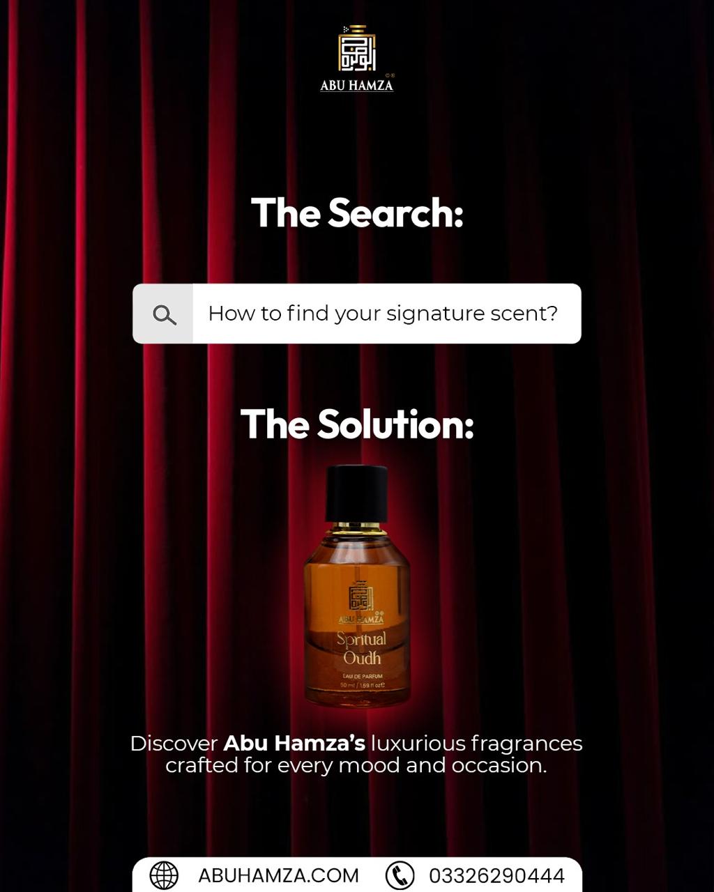 SPRITUAL OUDH BY ABU HAMZA 50ML PERFUME